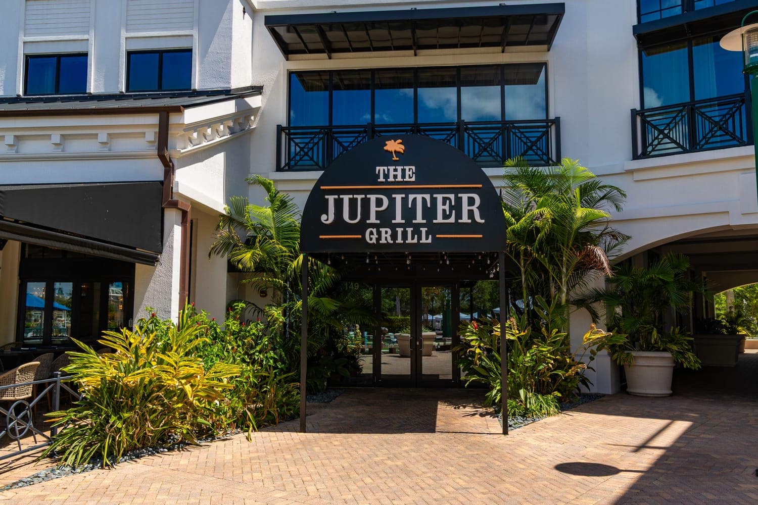 The Jupiter Grill entrance at Harbourside Place