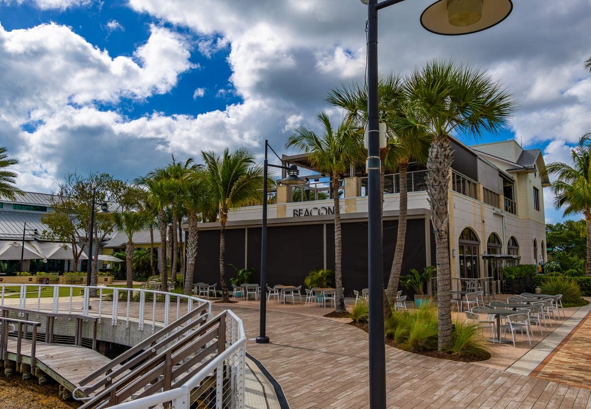The Beacon on the Jupiter Inlet waterfront